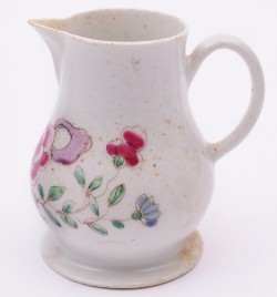 a bow porcelain craem jug circa 1758